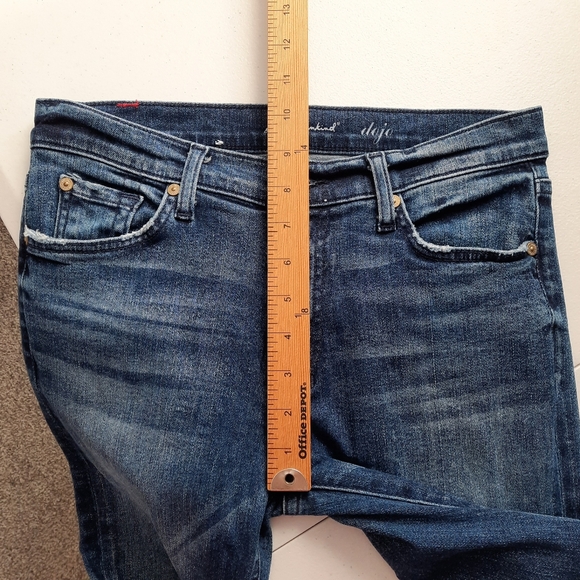 7 For All Mankind Dojo Low Rise Flared Jeans size 28 - Picture 10 of 14